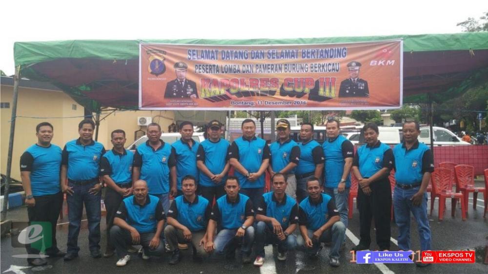Kapolres Bontang Gelar Lomba Burung Berkicau Berhadiah Sepeda Motor