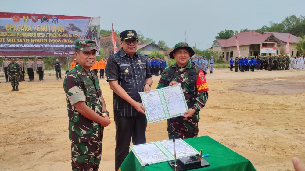 Program Rampung 100 Persen, TMMD di Kota Bontang Ditutup   