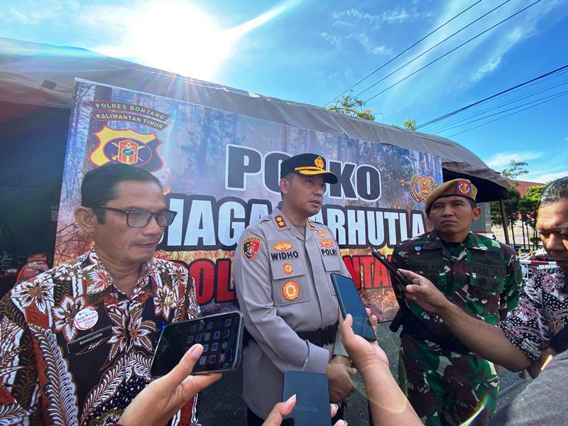 300 Personel Dikerahkan, Polres Bontang All Out Cegah Karhutla
