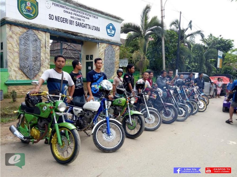 Mengenal CB Club Sangatta, Komunitas Pecinta Motor Tua di Kabupaten Kutim