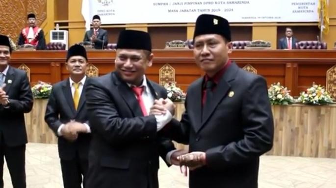 Siswadi Resmi Pimpin DPRD Samarinda 2019- 2024