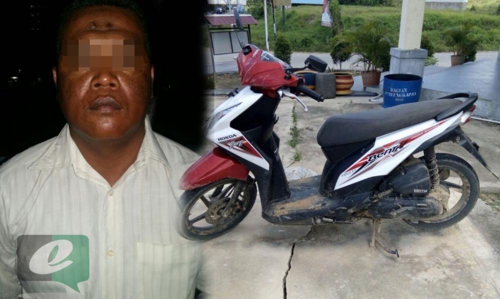Satreskrim Polres Bontang Berhasil Bekuk Buronan Curanmor