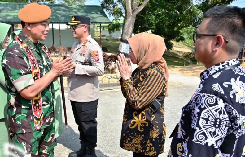 Komandan Arhanud ke Bontang, Bahas Stabilitas Wilayah