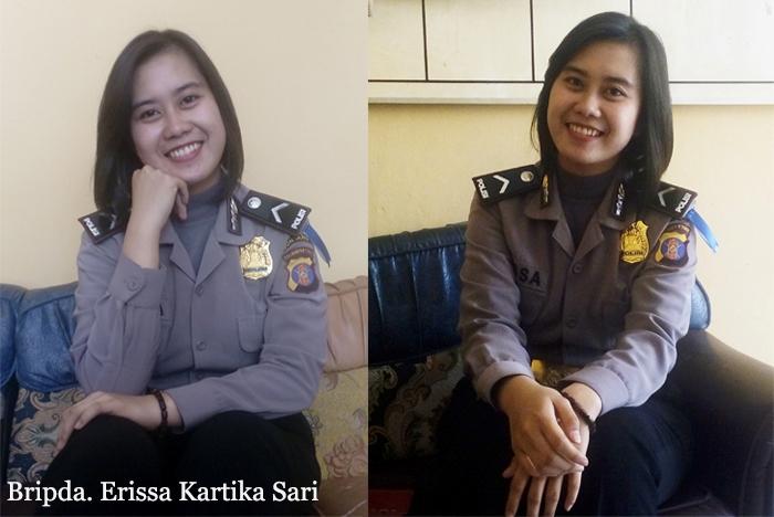 DITAWARI JADI PEGAWAI BANK DAN TELKOM, ERISSA TETAP INGIN MEWUJUDKAN CITA-CITANYA SEBAGAI POLWAN