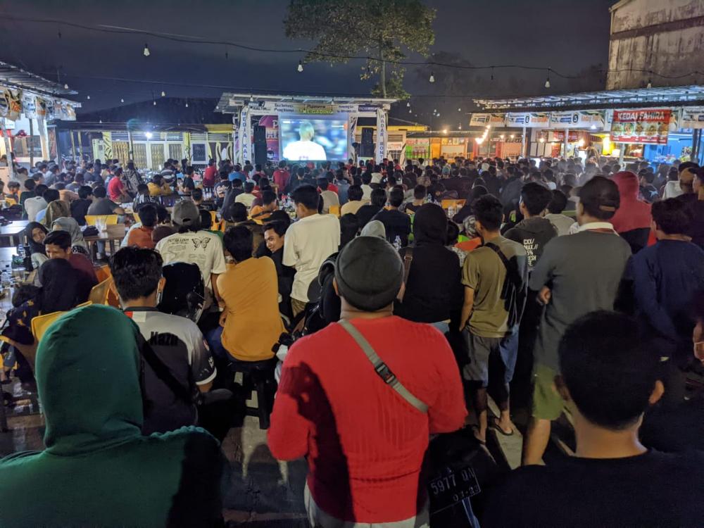 Sukses Gelar Nobar, Bigreds Bontang Apresiasi Sponsor dan Kinerja Panitia