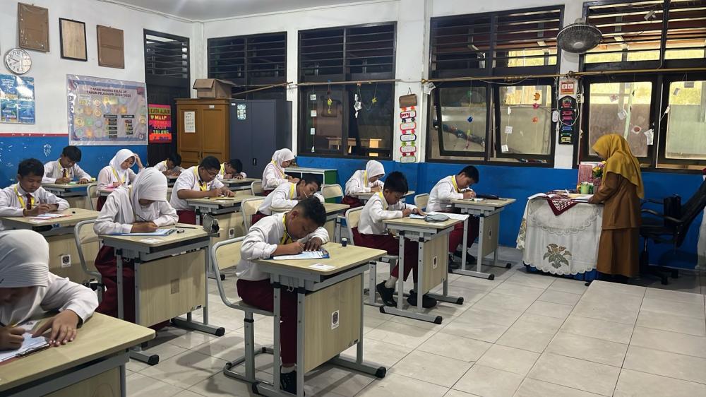 91 Siswa SDN 001 Bontang Selatan Ikuti USB Hari Pertama, Diawali Salat Dhuha