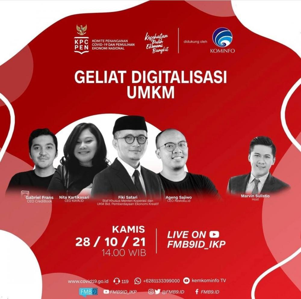 Geliat Digitalisasi Upaya UMKM Tumbuh di Tengah Pandemi Covid-19