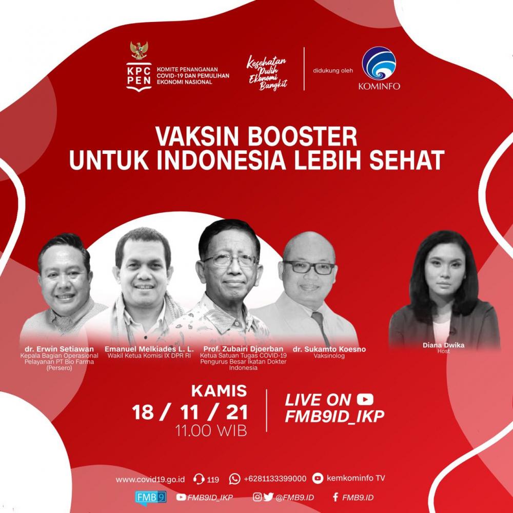 Tingkatkan Antibodi, Vaksin Booster Penting Dilakukan dan Dijamin Aman