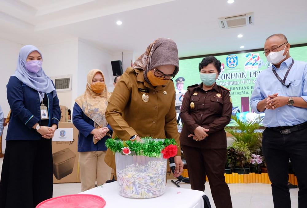 Pengundian Hadiah Utama HUT Bontang Sukses Digelar