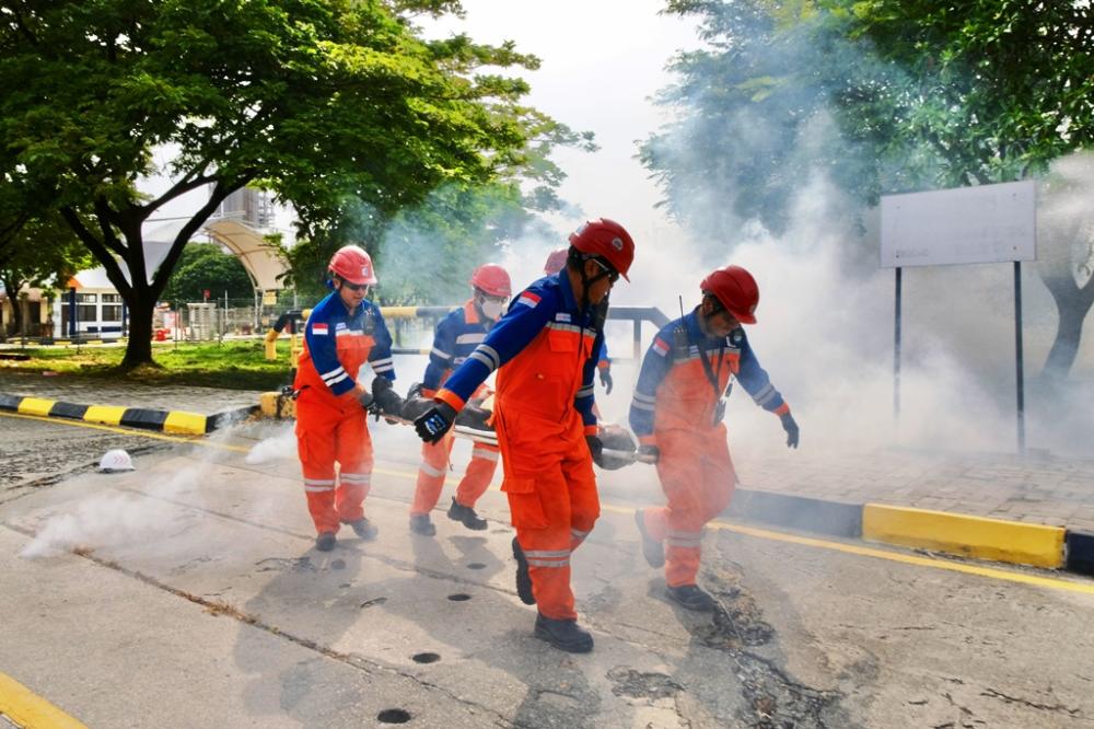 Tegaskan Komitmen Kelangsungan Usaha, Pupuk Kaltim Uji Kesiapan Hadapi Krisis Operasional
