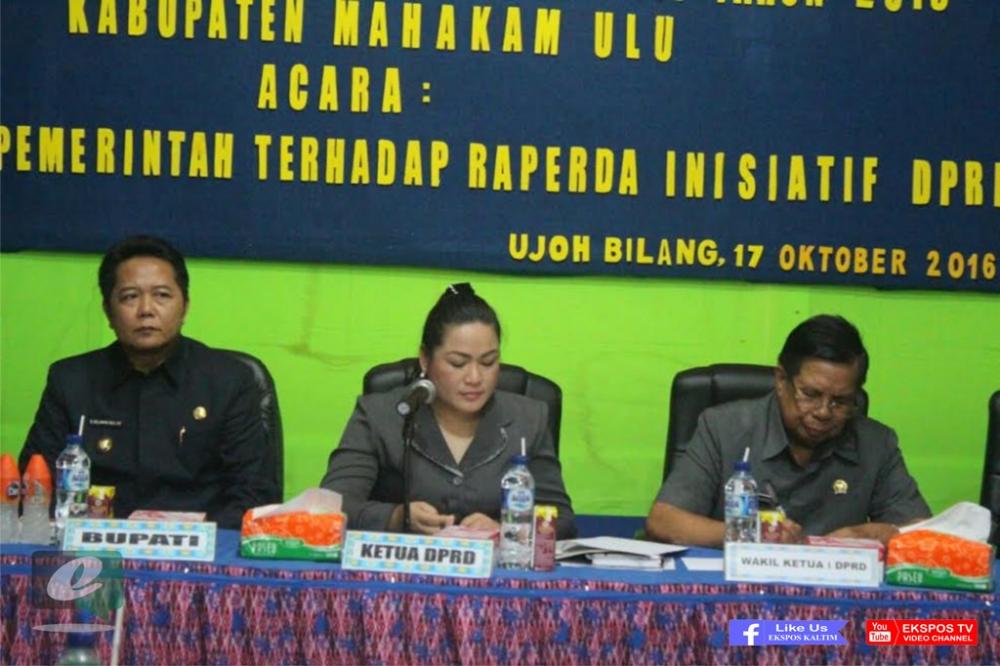 Inisiasi 7 Raperda, Bupati Nilai DPRD Mahulu Bekerja dengan Baik 