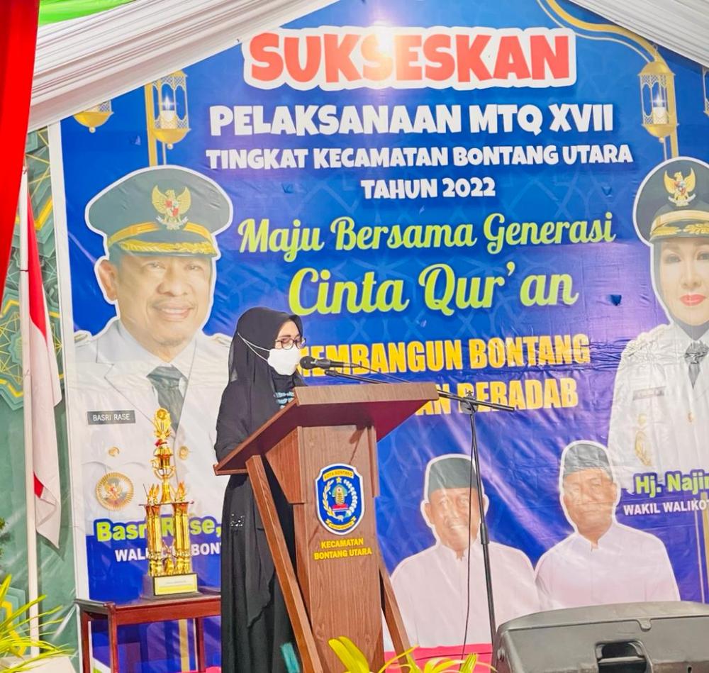 Tutup MTQ ke-17 Bontang Utara, Najirah Ajak Amalkan Nilai Al-Quran