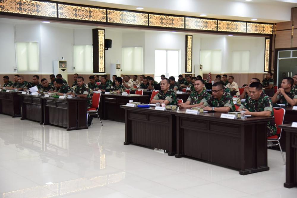 Kodam VI/Mlw Gelar Sosialisasi Permudah Pertanggungjawaban Keuangan Negara