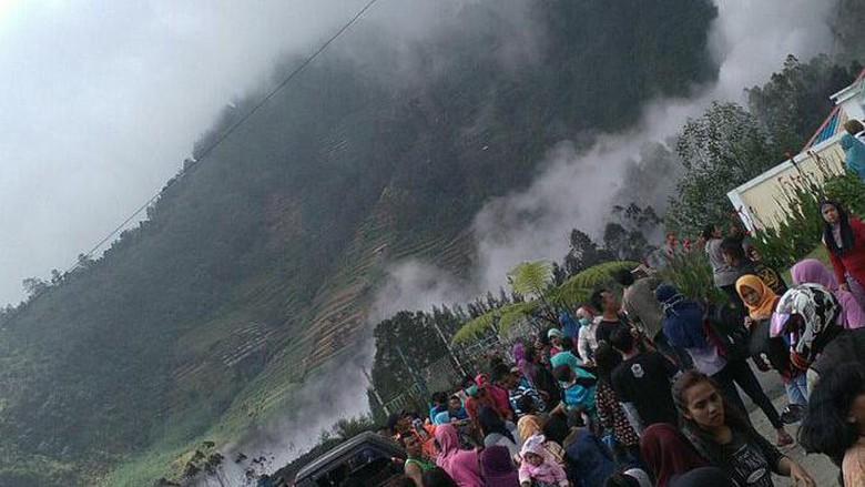 Pasca Letusan, Kawasan Wisata Kawah Sileri Ditutup