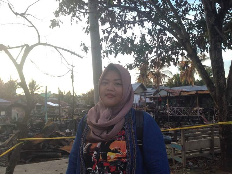 MASYARAKAT PEDULI BONTANG, BANTU KORBAN KEBAKARAN DI BEREBAS PANTAI