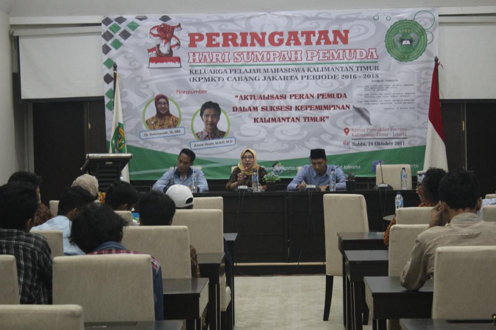 Dialog Sumpah Pemuda KPMKT Jakarta, Kaltim Butuh Pemimpin Terciduk