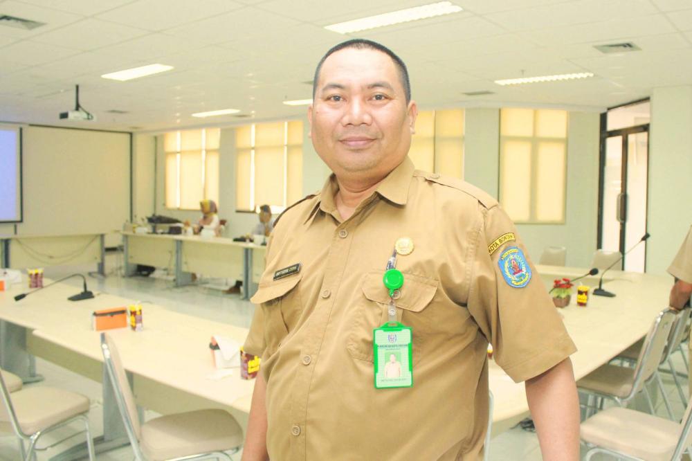 DISDIK KOTA BONTANG, PANTAU PELAKSANAAN UN DI HARI KEDUA