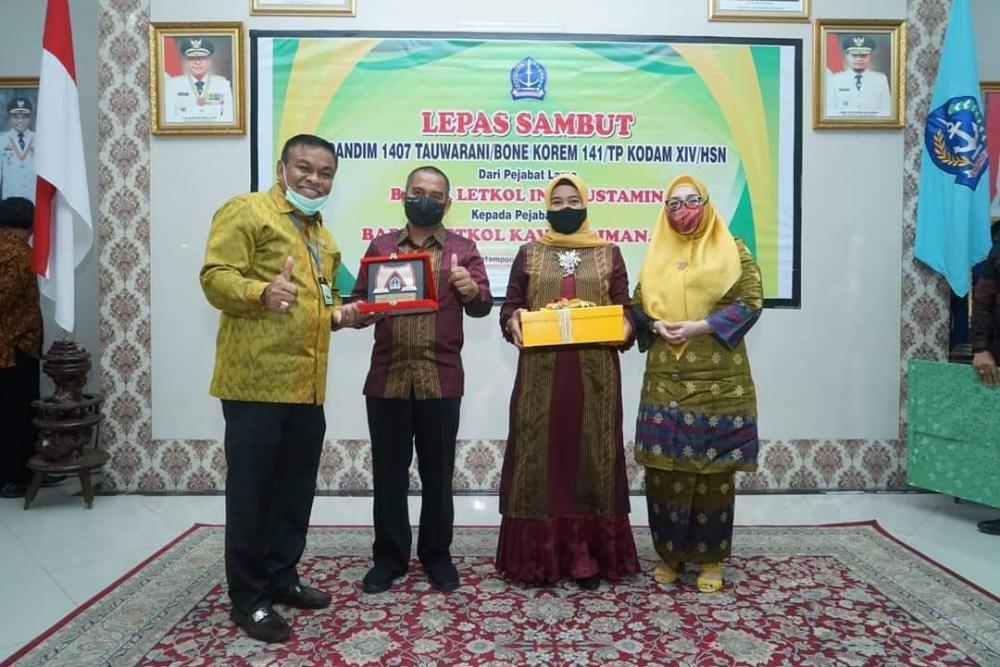 Pemkab Bone Gelar Acara Lepas Sambut Dandim 1407/Bone