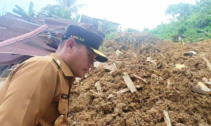 Wagub Kaltim Gercep Tangani Longsor, Gandeng Ahli Geologi Mitigasi Permukiman Rawan