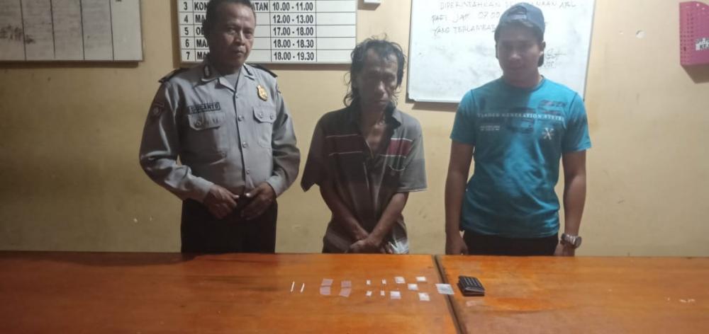 Apes! Diciduk Karena Bertikai, Gonderong Kepergok Bawa Sabu