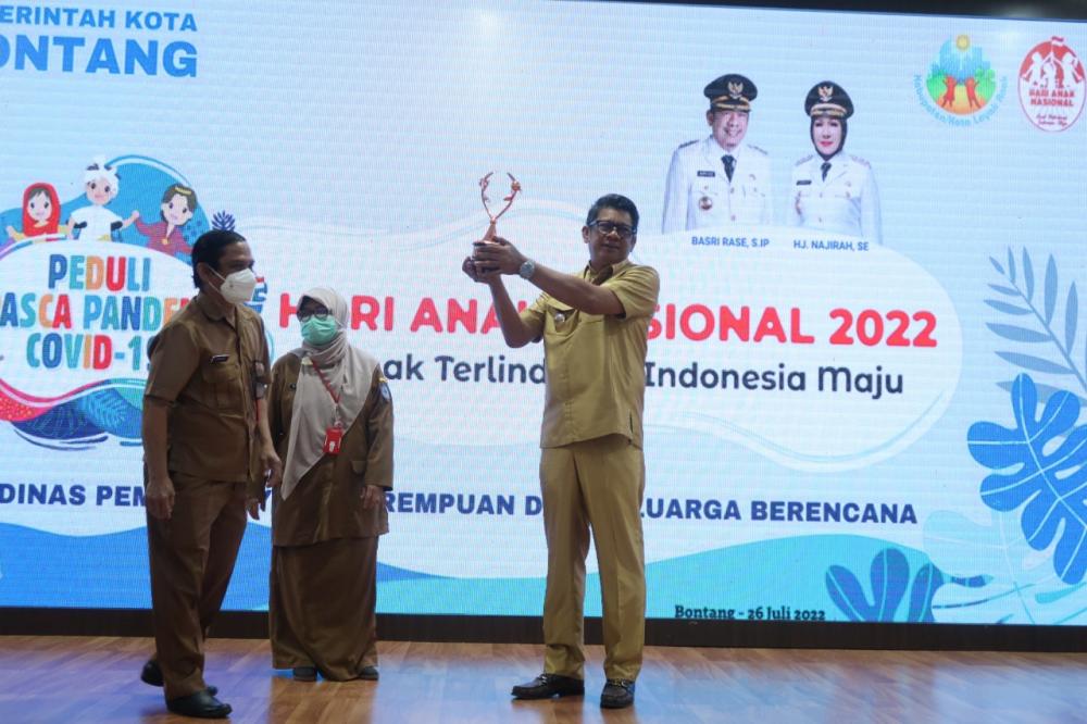 Wow, Pemkot Bontang Kembali Sabet Penghargaan KLA Kategori Nindya