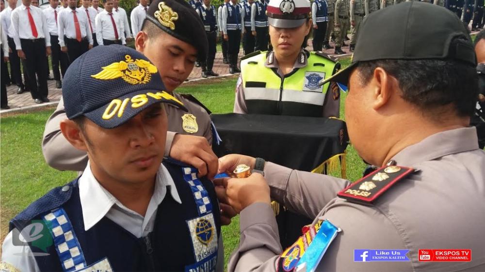 Polres Bontang Laksanakan Upacara Gelar Pasukan Operasi Lilin Mahakam 2016