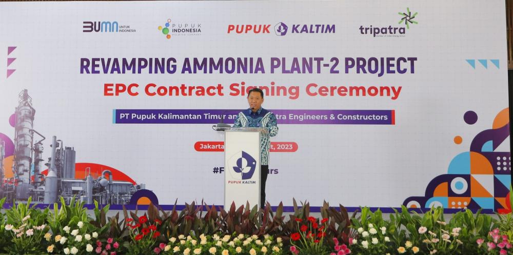 Konsisten Dukung Penekanan Emisi dari Aktivitas Produksi, Pupuk Kaltim Perbarui Pabrik Amonia