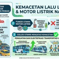 Menimbang Motor Listrik Nasional: Antara Transisi Energi, Risiko Kemacetan, dan Keselamatan 