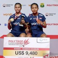  Isyana/Rinjani Juara Indonesia Masters 2026, Tumbangkan Ganda Thailand 2 Set Langsung