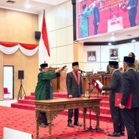 Gantikan Almarhum Maming, Sudiyo Resmi Dilantik Jadi Anggota DPRD Bontang