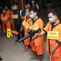 Detik-Detik Tewasnya Tiga Polisi Katingan, 10 Tersangka Peragakan 20 Adegan