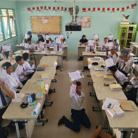Seragam Gratis Siswa Bontang Hampir Tuntas, Sepatu Masih Menunggu Distribusi