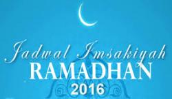 JADWAL IMSAKIYAH RAMADHAN 1437 H / 2016 M UNTUK WILAYAH KOTA BONTANG