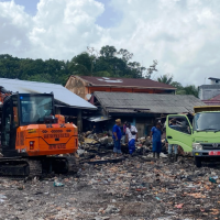 Puing Pasar Sepinggan Dibersihkan, 119 TPS Disiapkan untuk Pedagang
