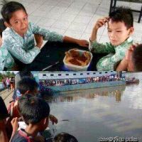 Dua Siswa Kelas 5 SD Hanyut di Melak Belum Ditemukan